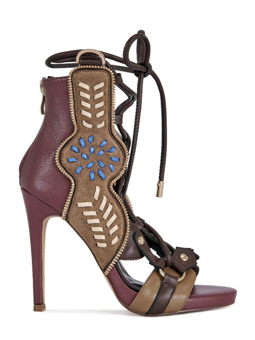 Size 10 faux suede open toe bootie